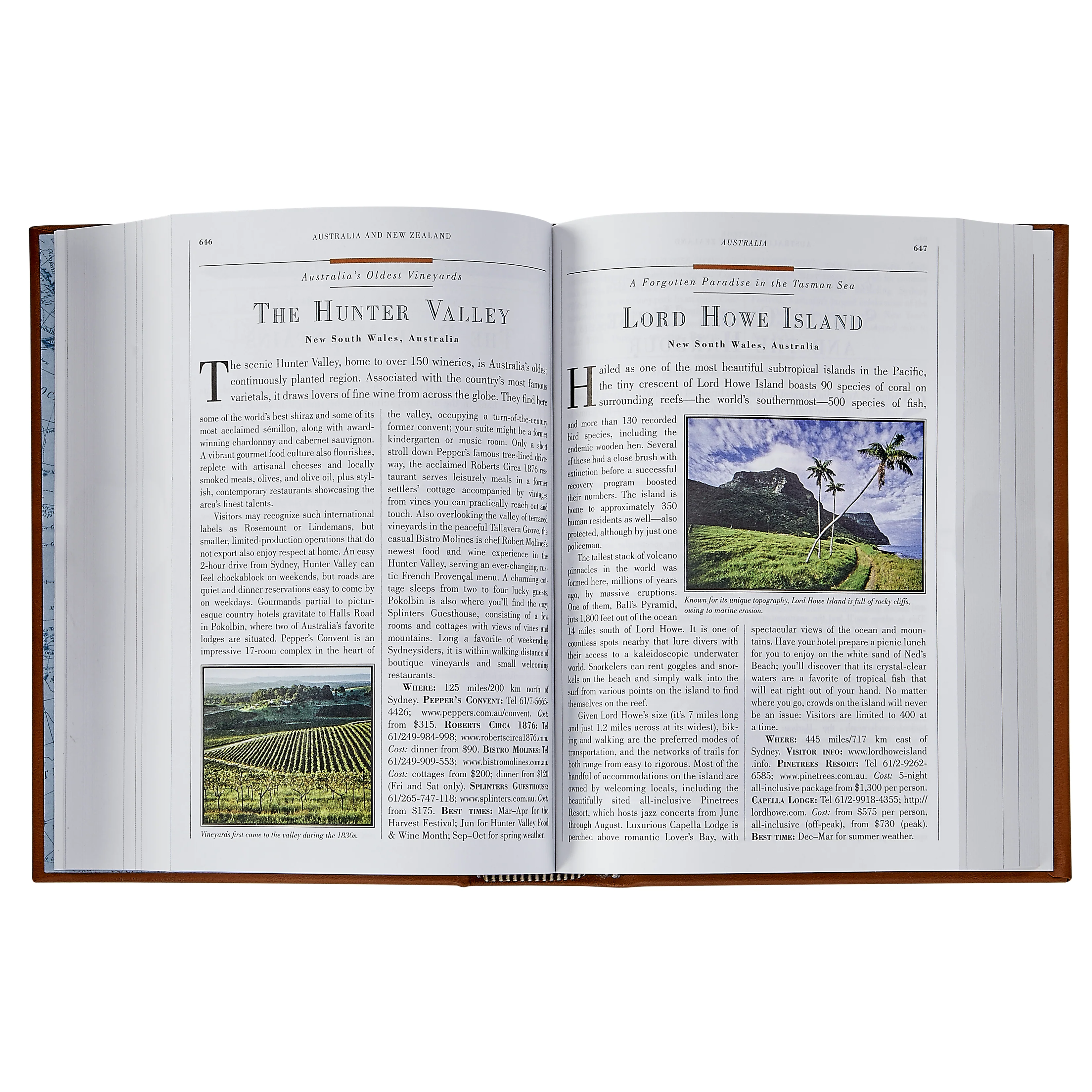 1,000 Places to See Before You Die / Hand Bound Leather Book - Image 5