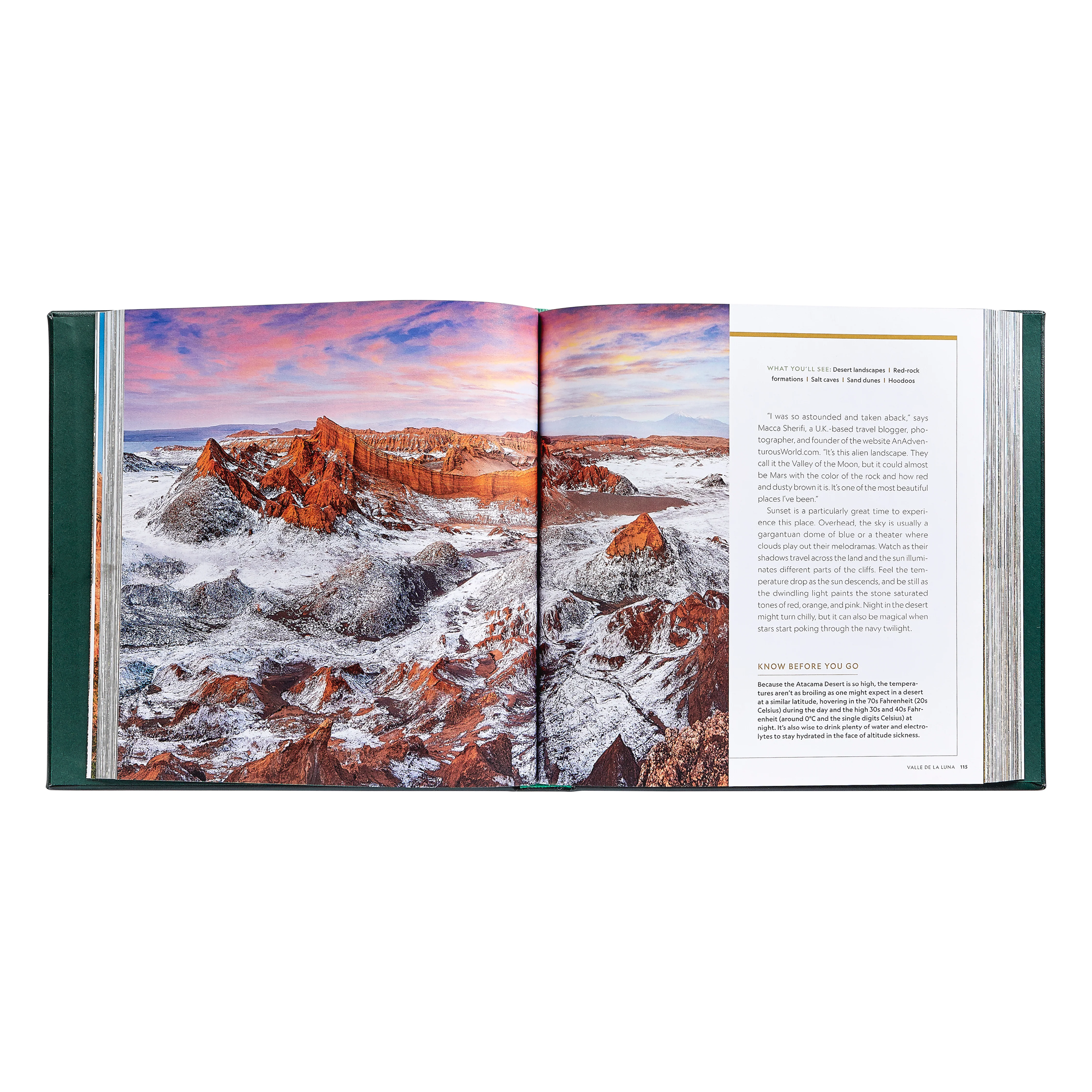 100 Hikes Of A Lifetime / Hand Bound Leather Book - Image 4
