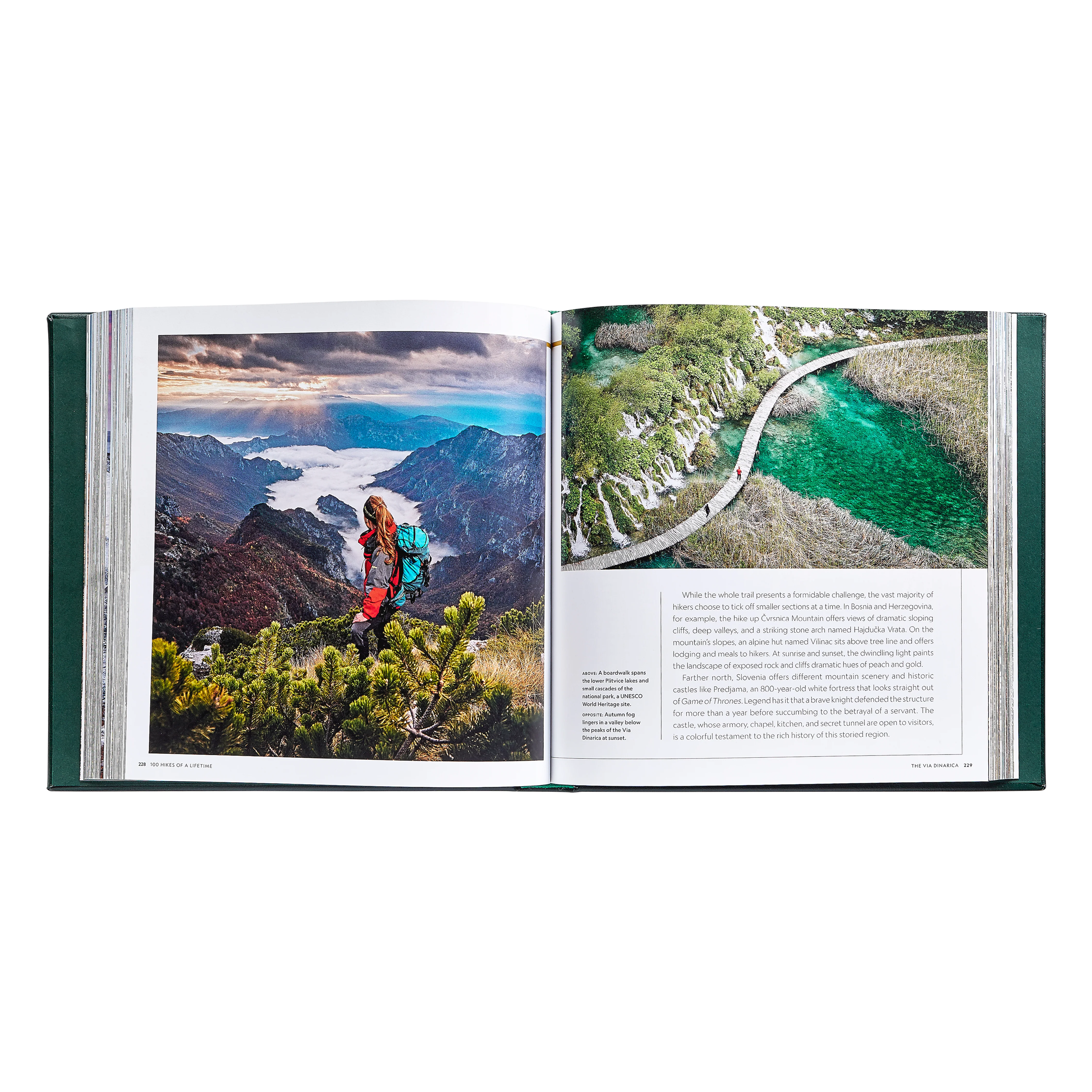 100 Hikes Of A Lifetime / Hand Bound Leather Book - Image 6