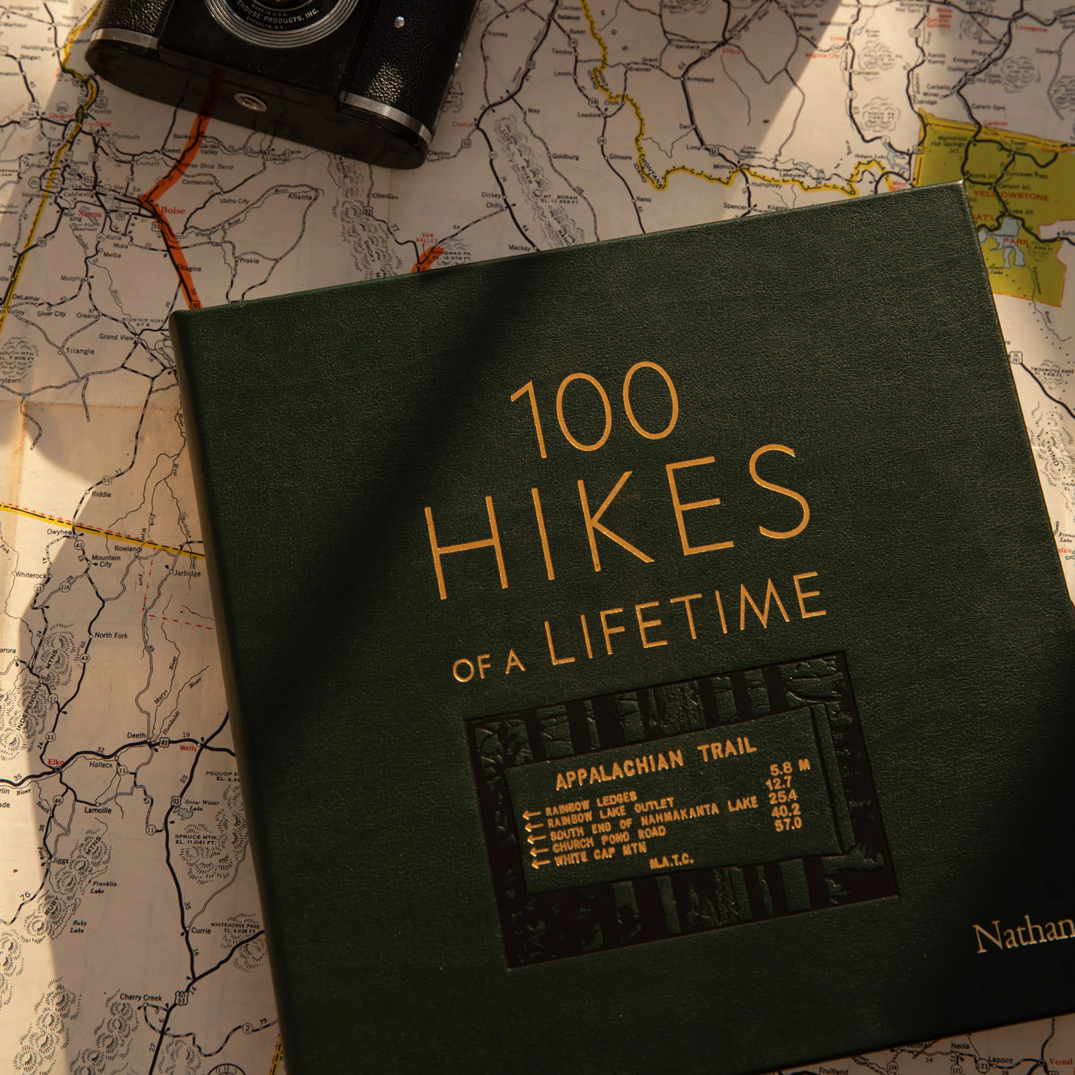 100 Hikes Of A Lifetime / Hand Bound Leather Book - Image 7