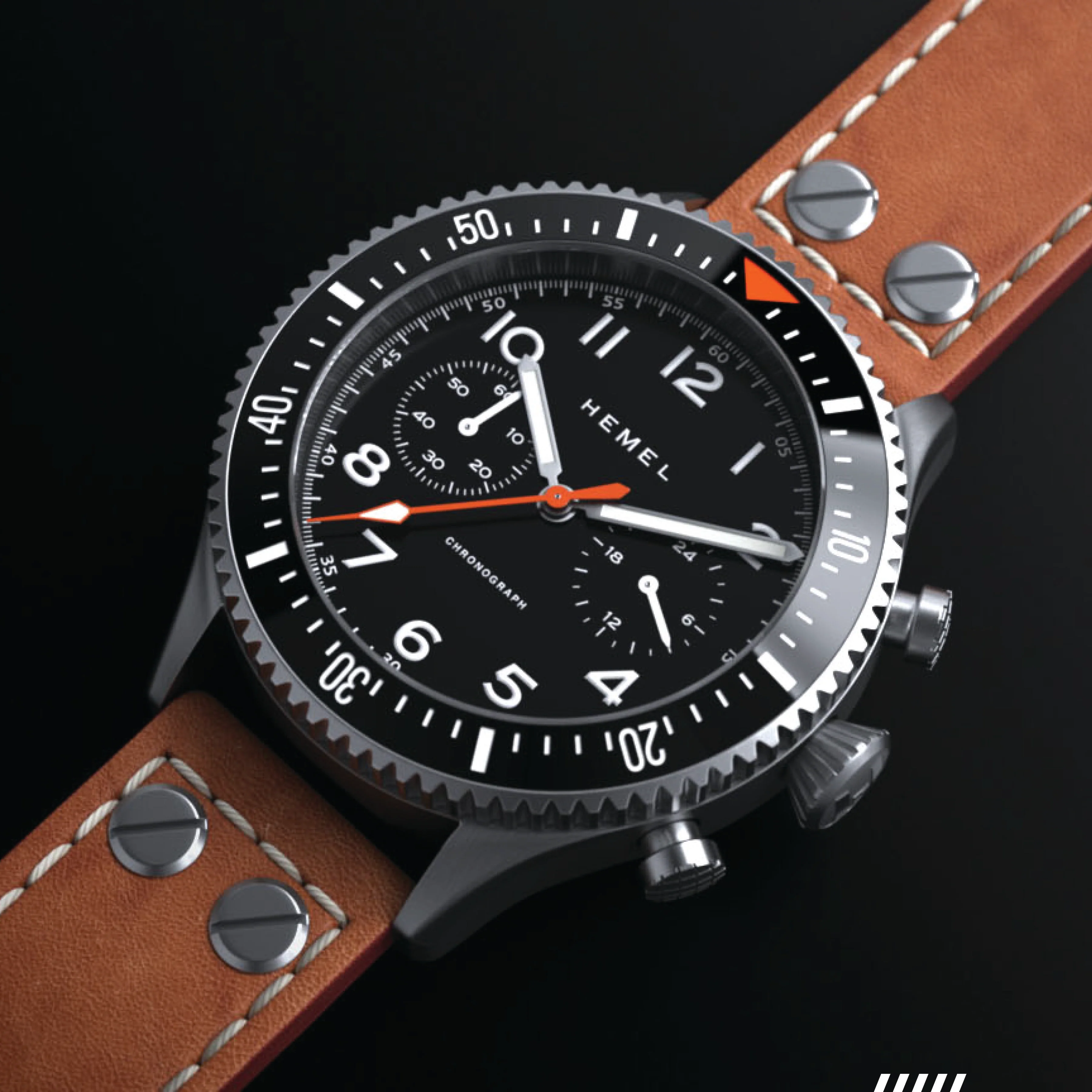 The Hemel HFT20 / VK64 configuration / Black Dial - Image 6