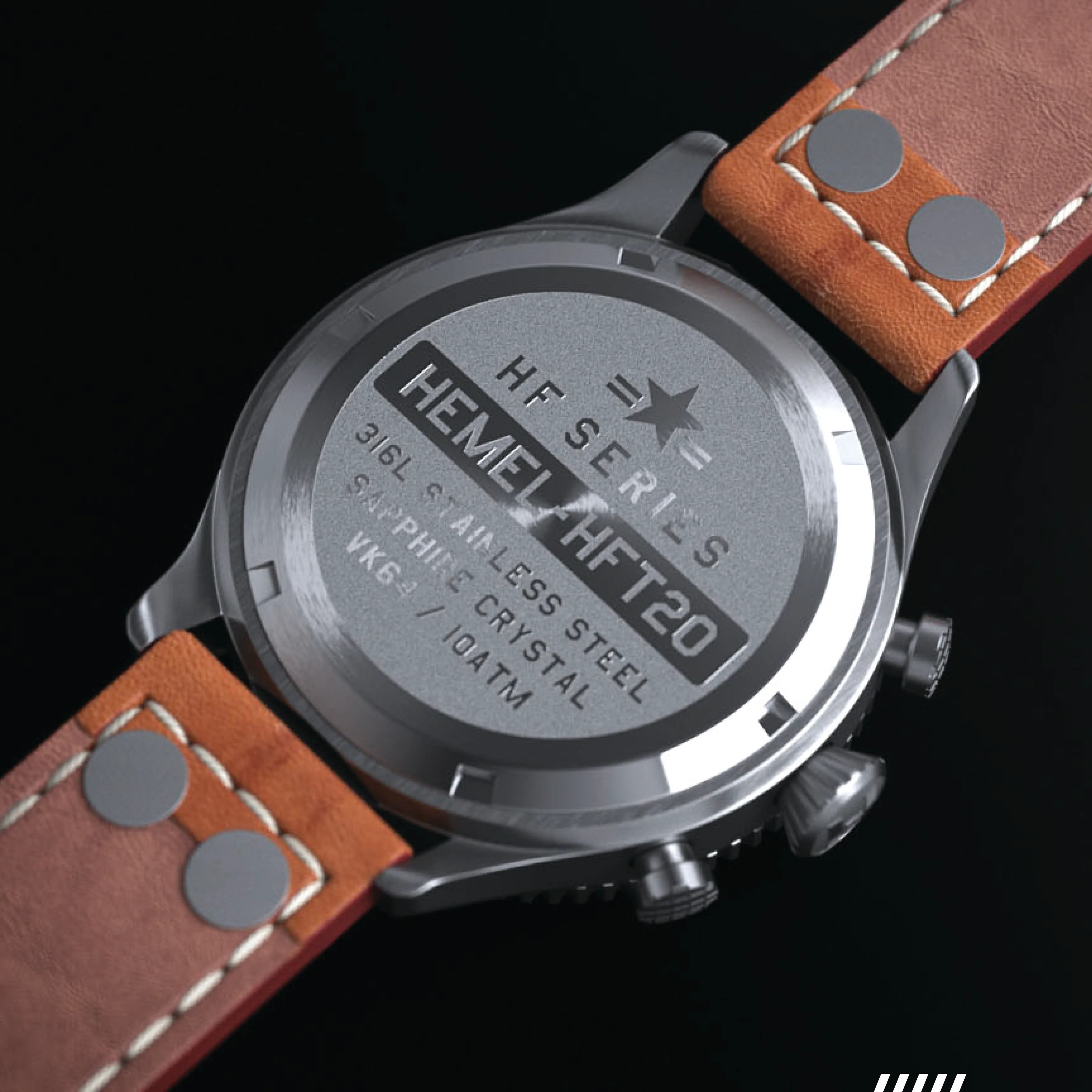 The Hemel HFT20 / VK64 configuration / Black Dial - Image 7