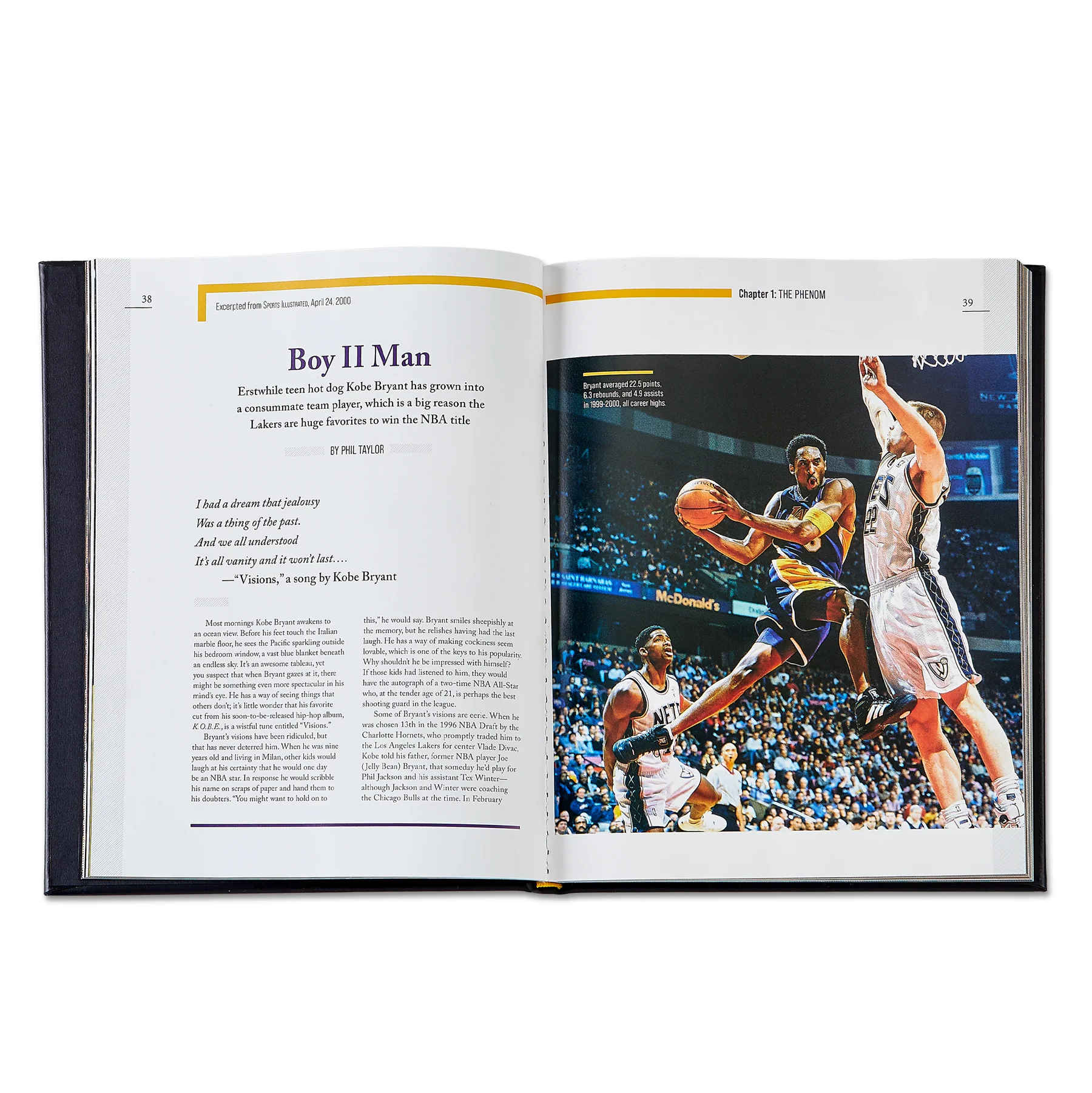 Kobe Bryant / Hand Bound Leather Book - Image 3