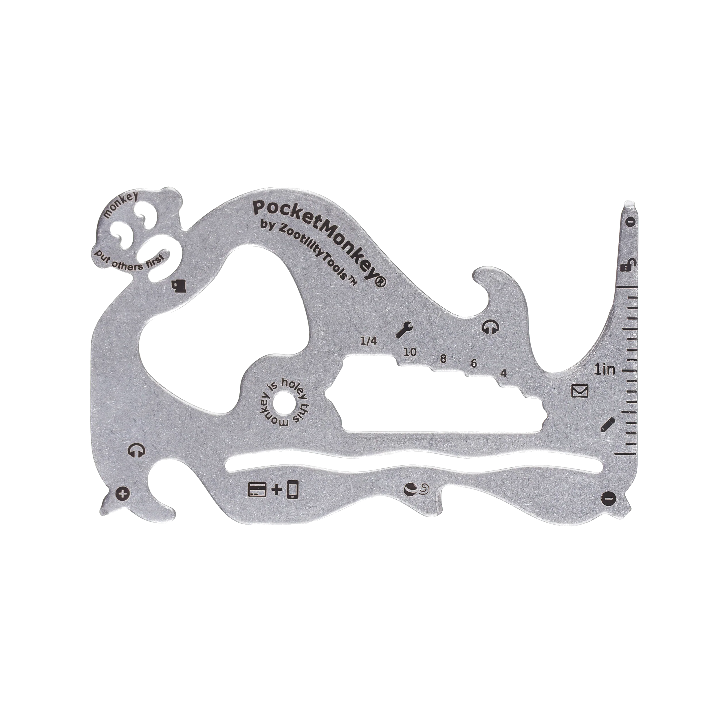 PocketMonkey® Deluxe Wallet Sized Multi Tool - Image 2