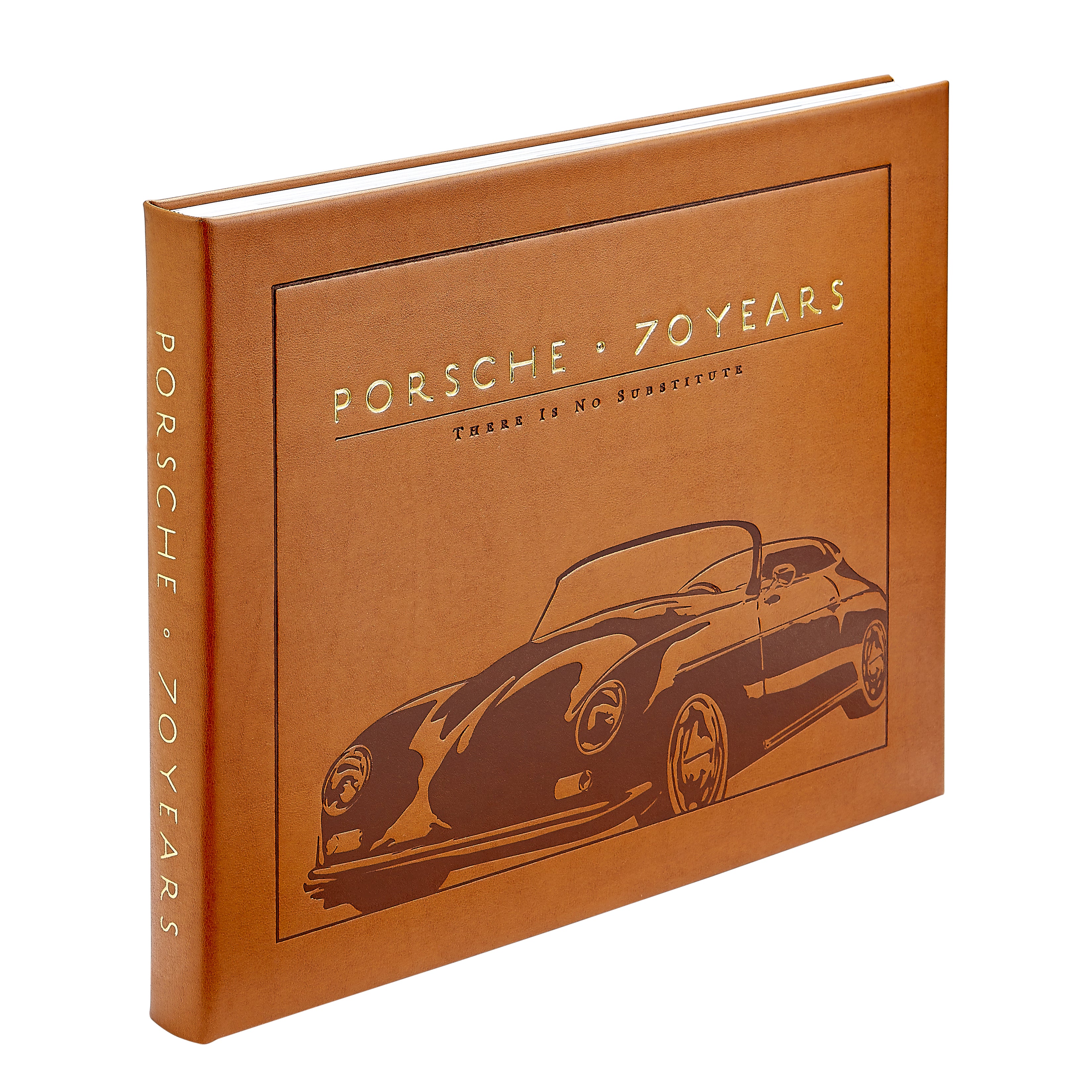 Porsche 70 Years: There Is No Substitute / Hand Bound Leather Book - Image 2