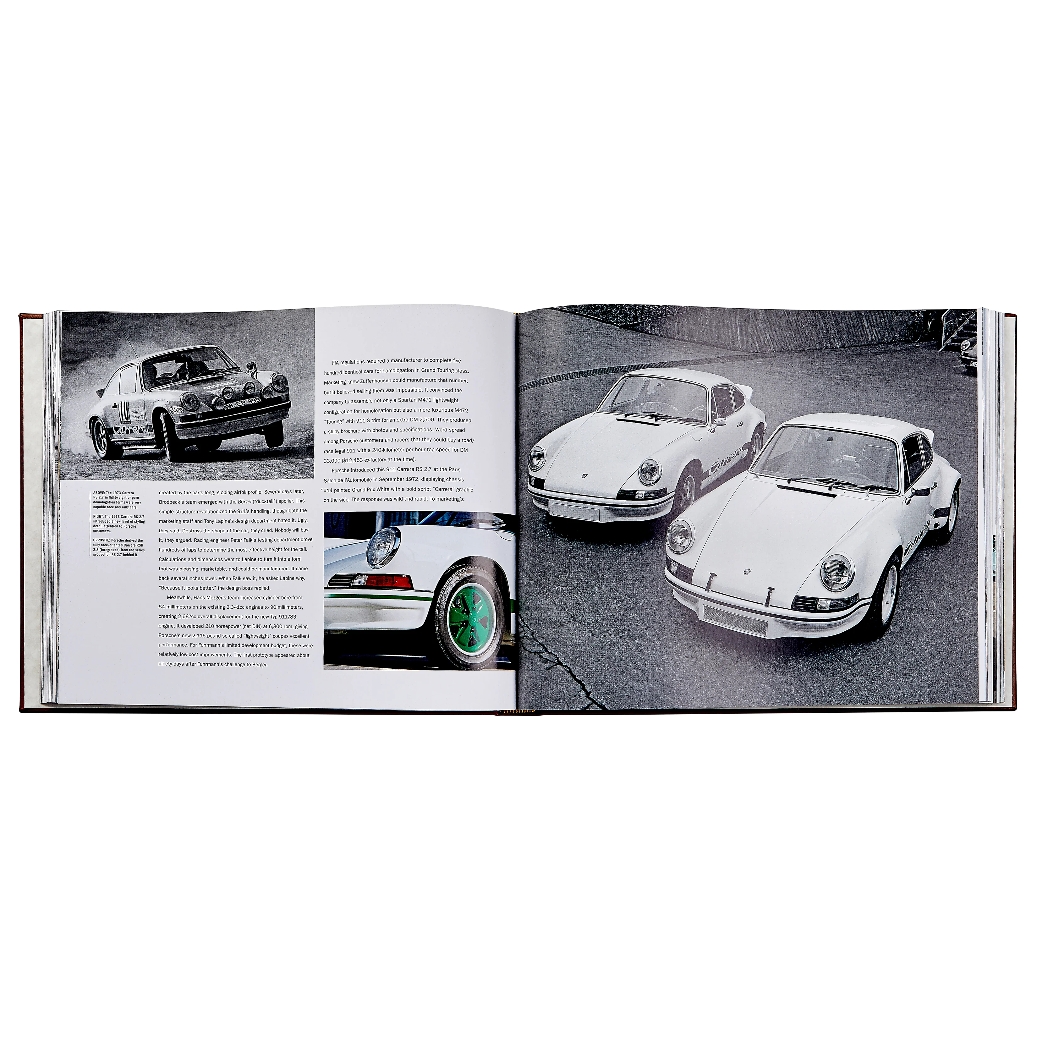 Porsche 70 Years: There Is No Substitute / Hand Bound Leather Book - Image 3