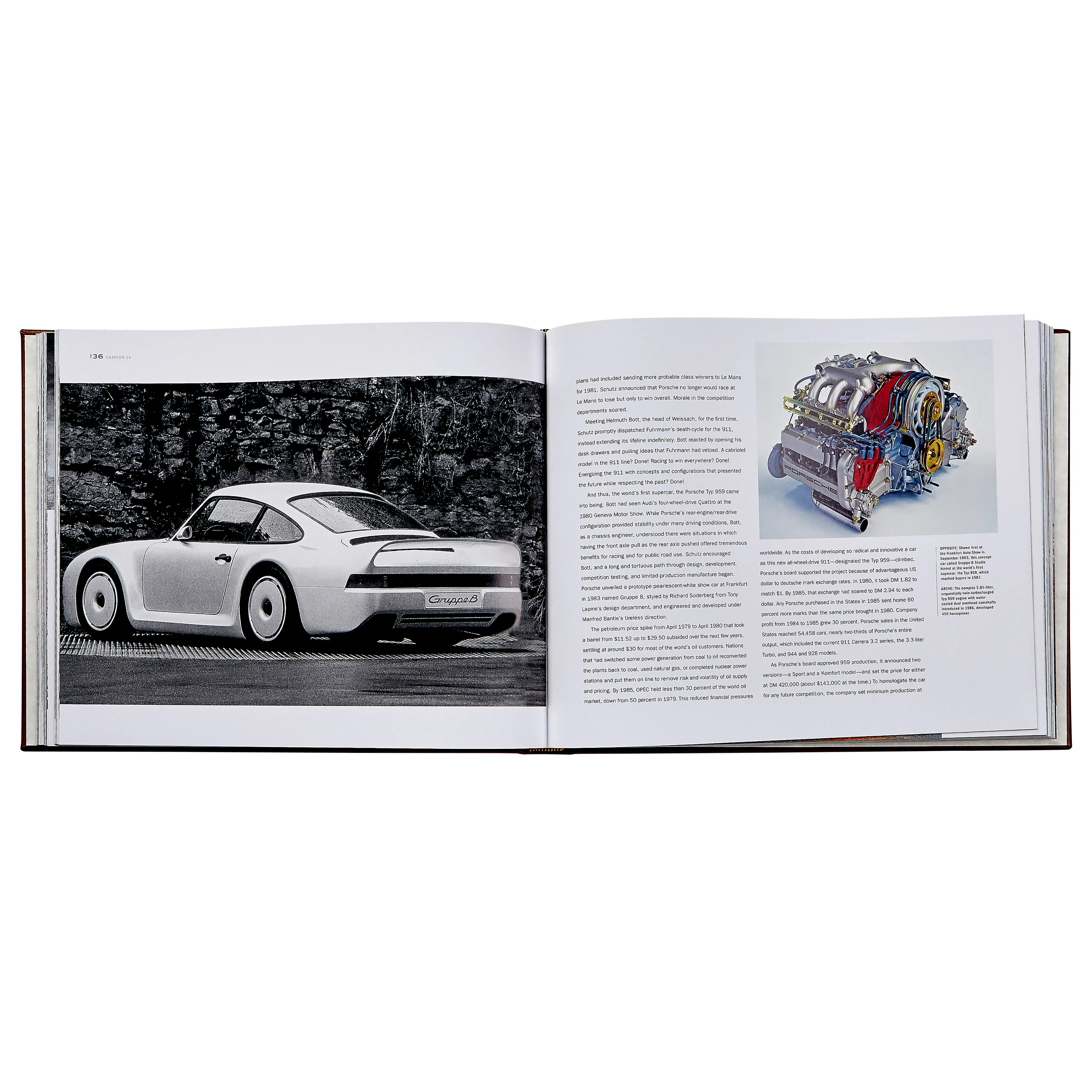 Porsche 70 Years: There Is No Substitute / Hand Bound Leather Book - Image 4