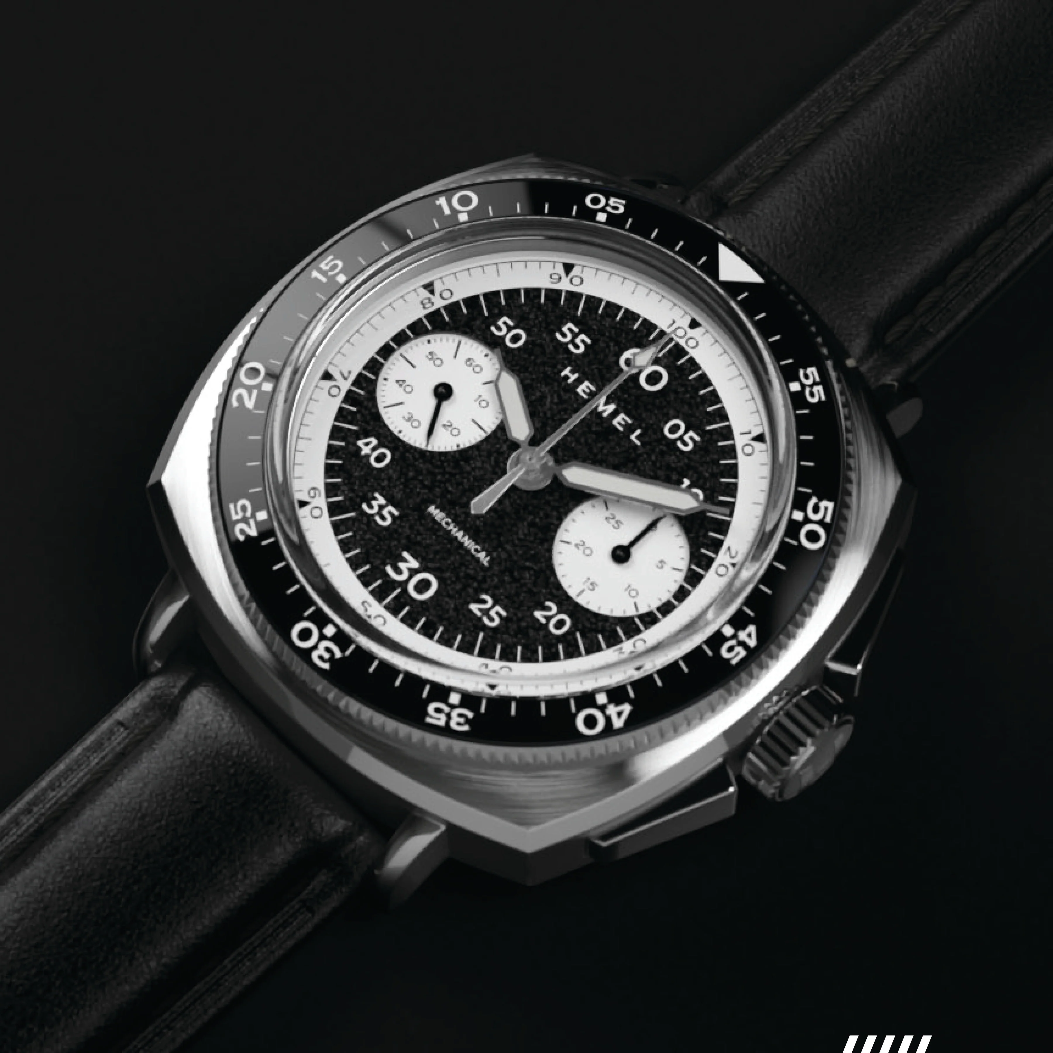 Sky Racer / Hand Winding Mechanical / Midnight Black - Image 7