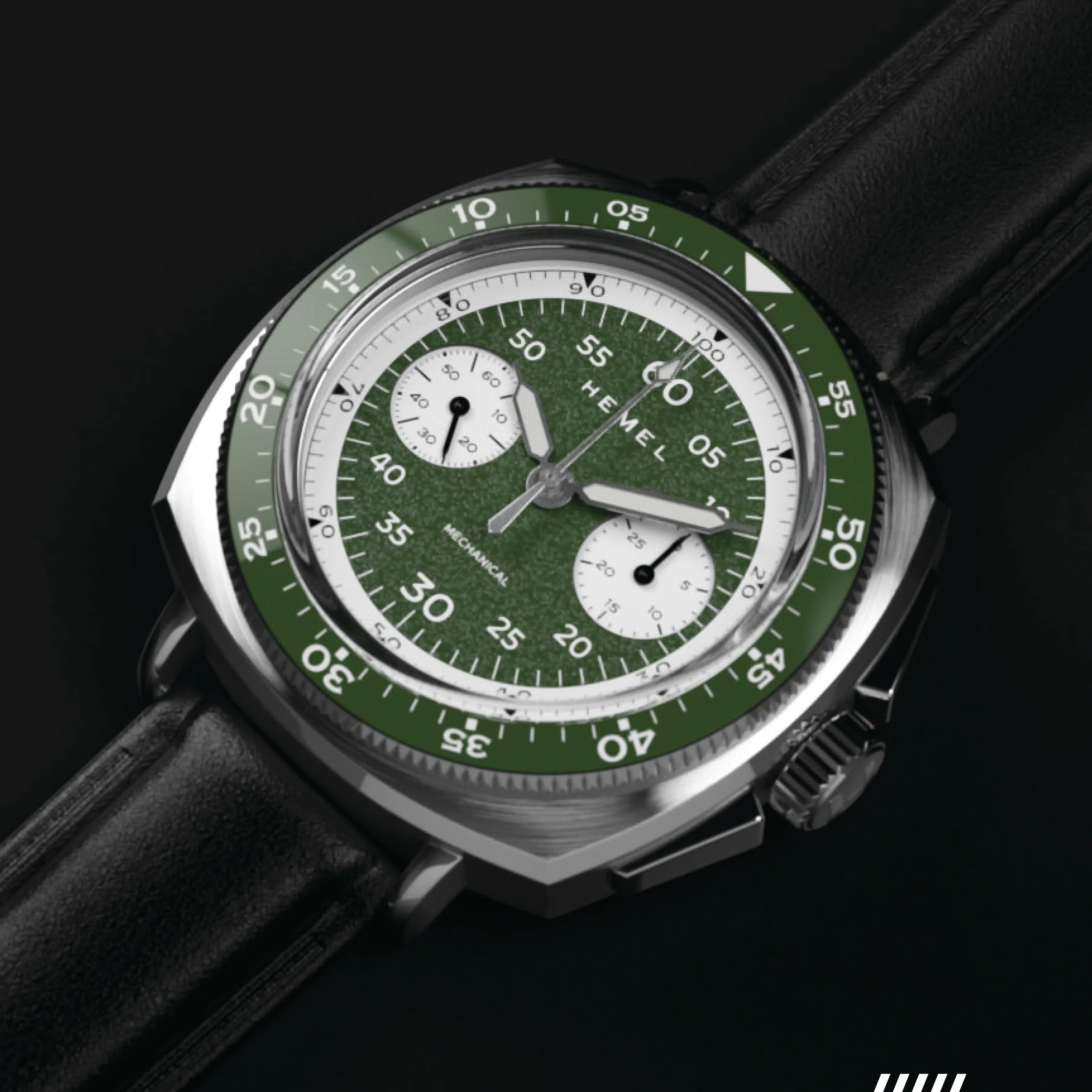Sky Racer / Hand Winding Mechanical / Raceway Green - Image 6