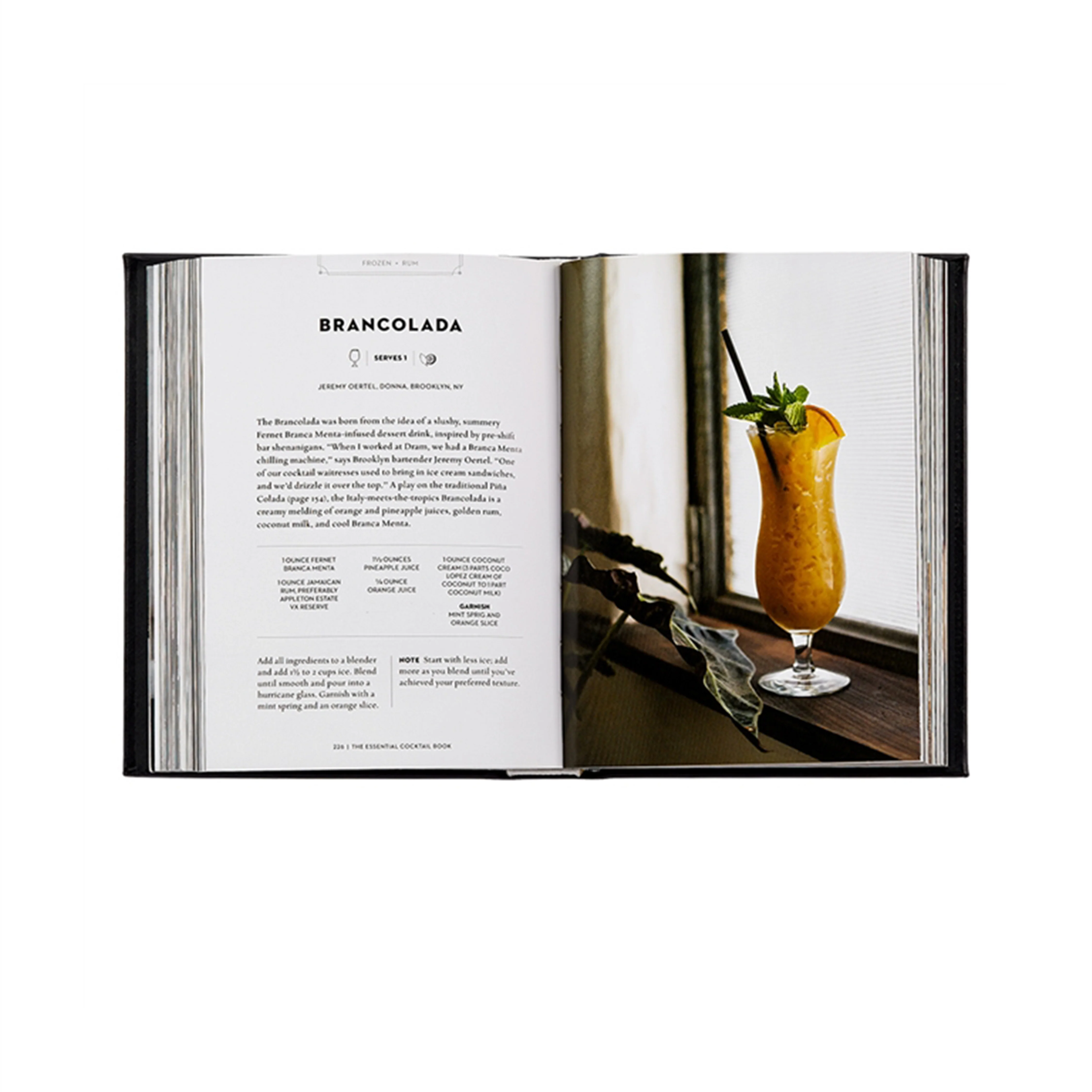 The Essential Cocktail Book / Hand Bound Leather Book - Image 4