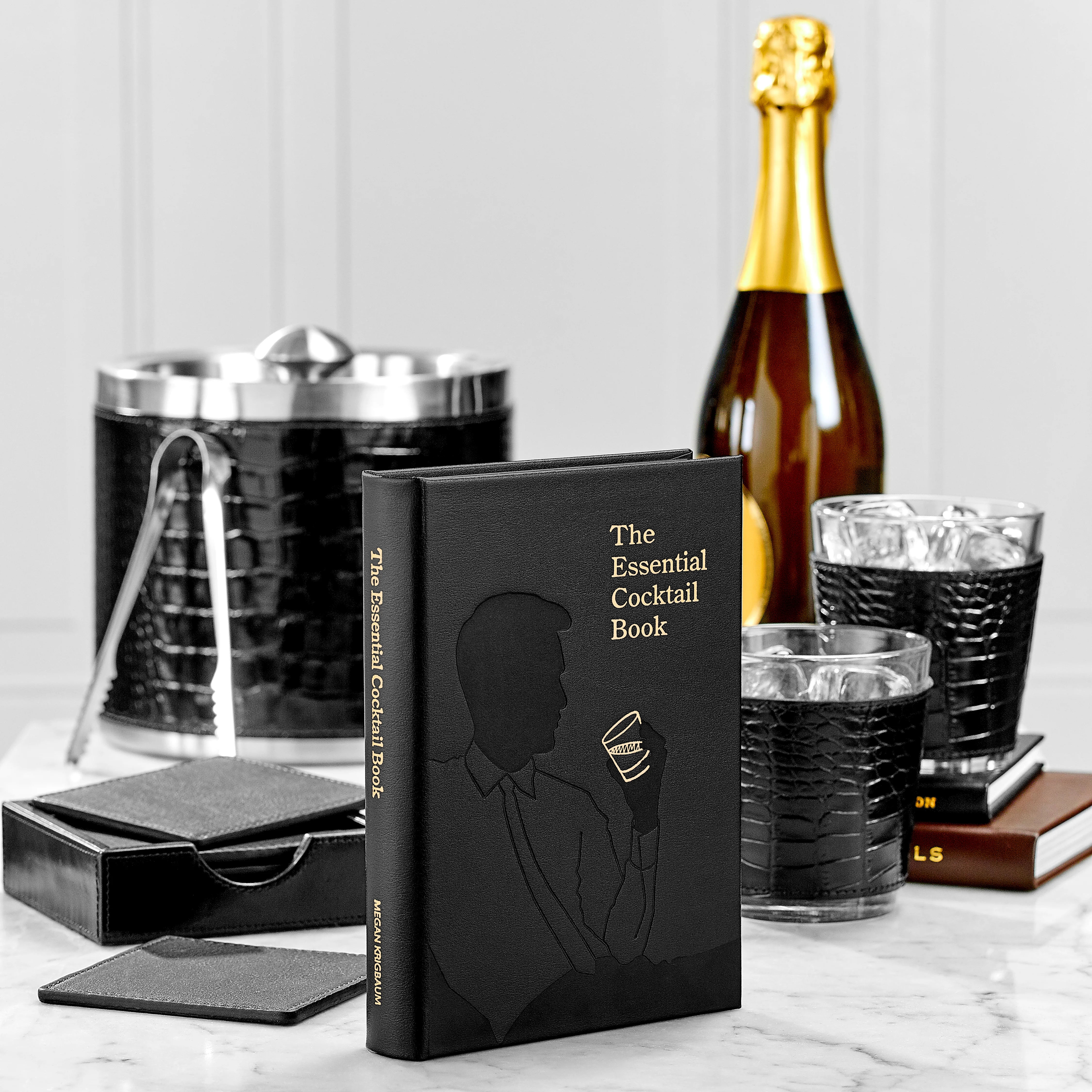 The Essential Cocktail Book / Hand Bound Leather Book - Image 5