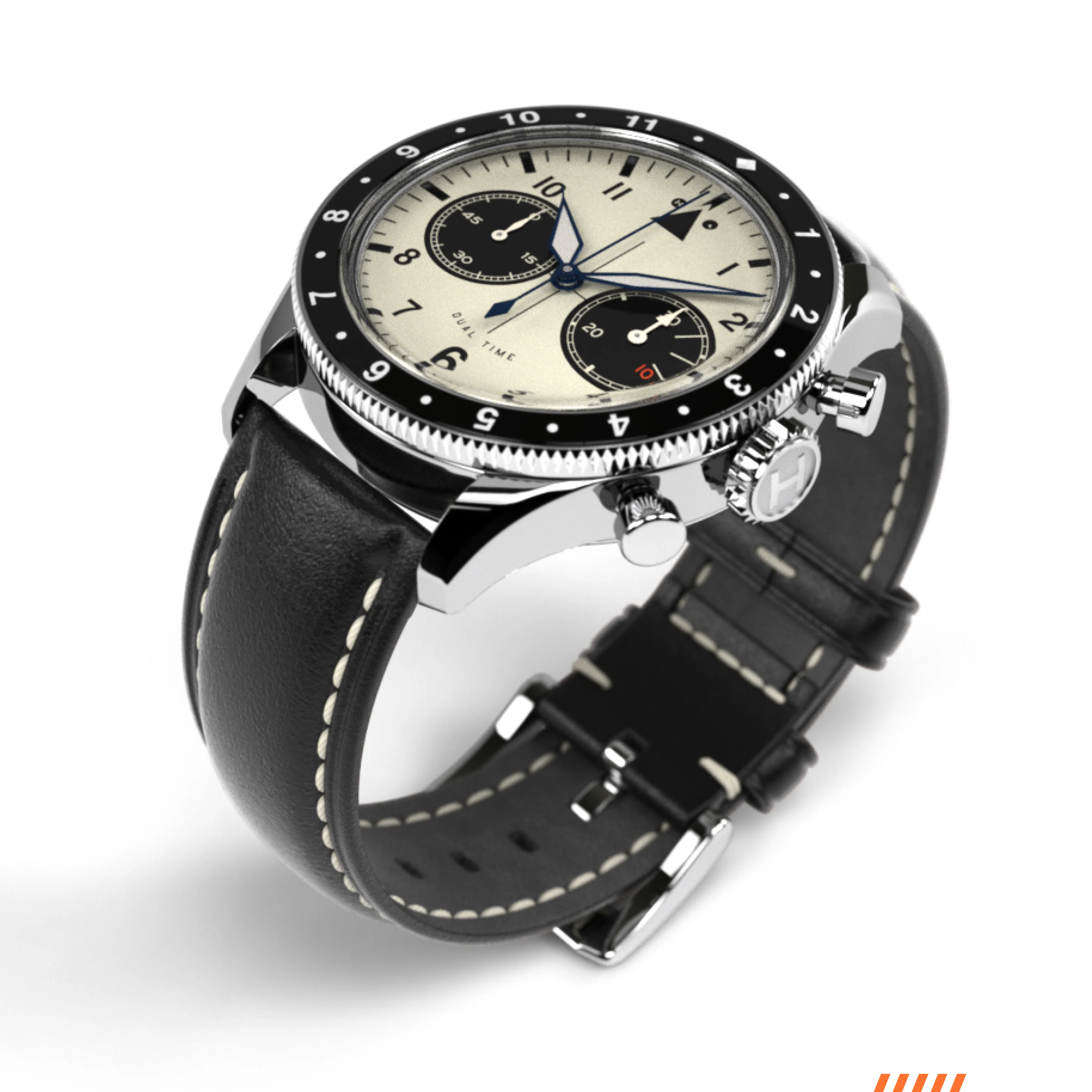 The Hawkeye Chronograph / Long Island Watch Special Collaboration (Parchment White Dial) - Image 5