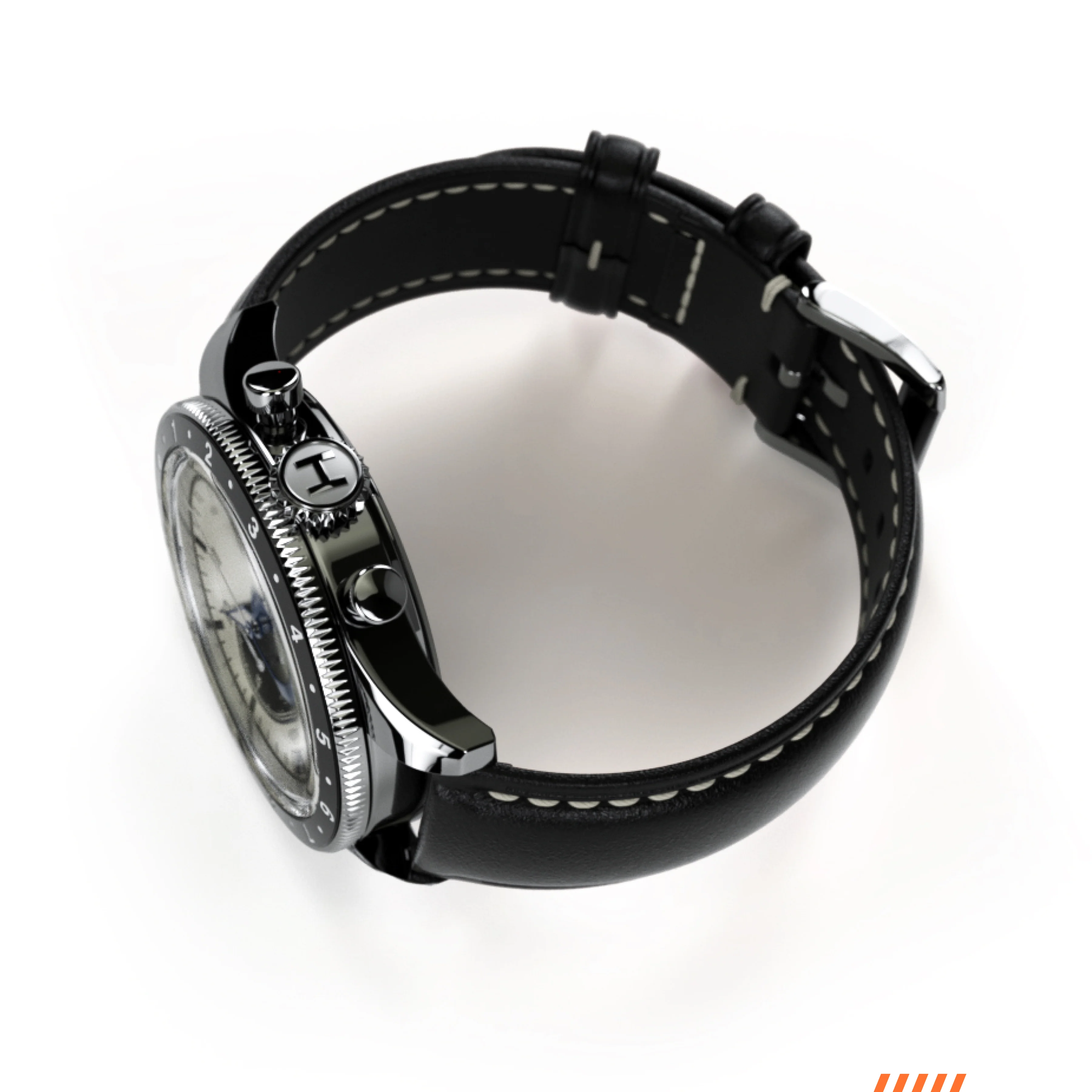 The Hawkeye Chronograph / Long Island Watch Special Collaboration (Parchment White Dial) - Image 6