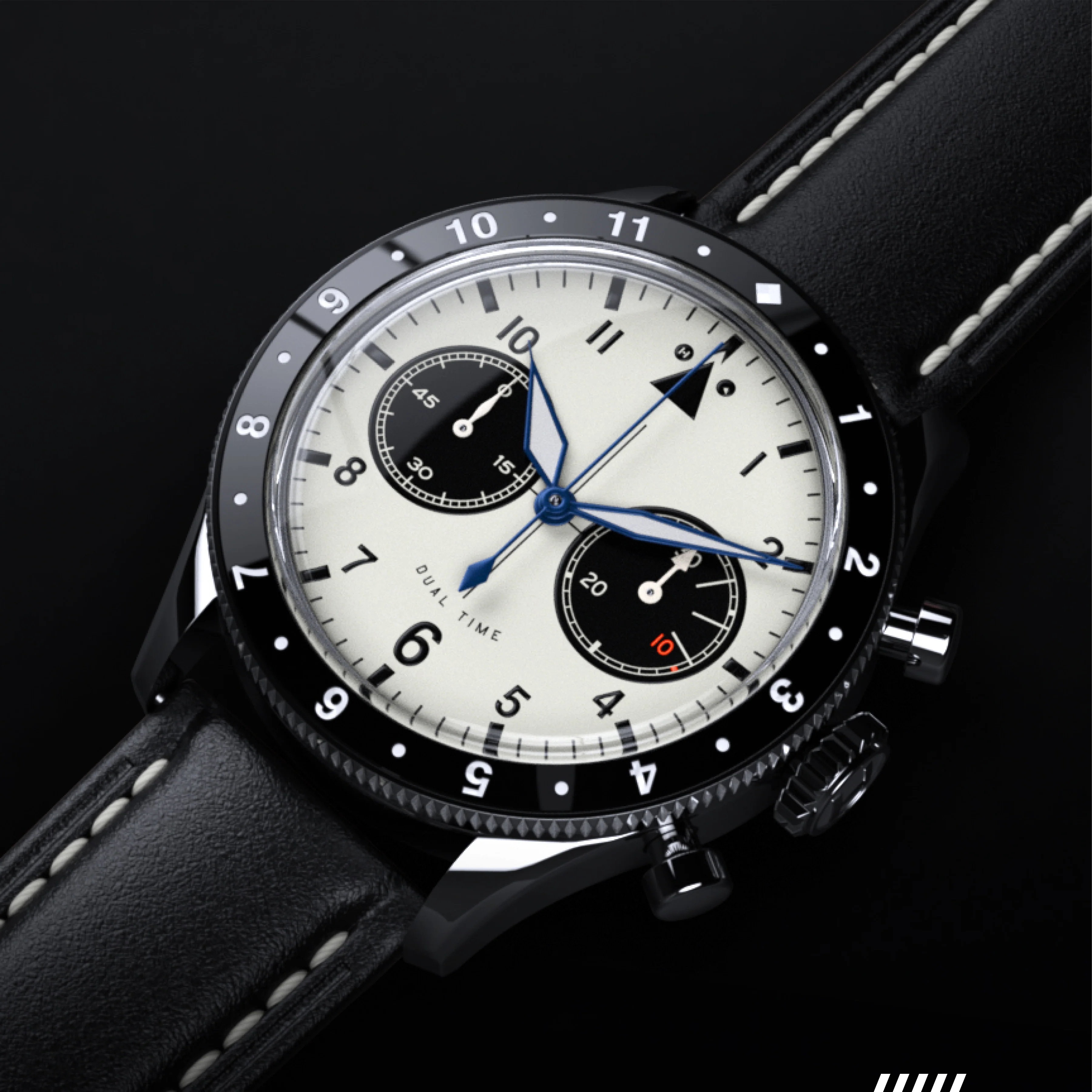 The Hawkeye Chronograph / Long Island Watch Special Collaboration (Parchment White Dial) - Image 8