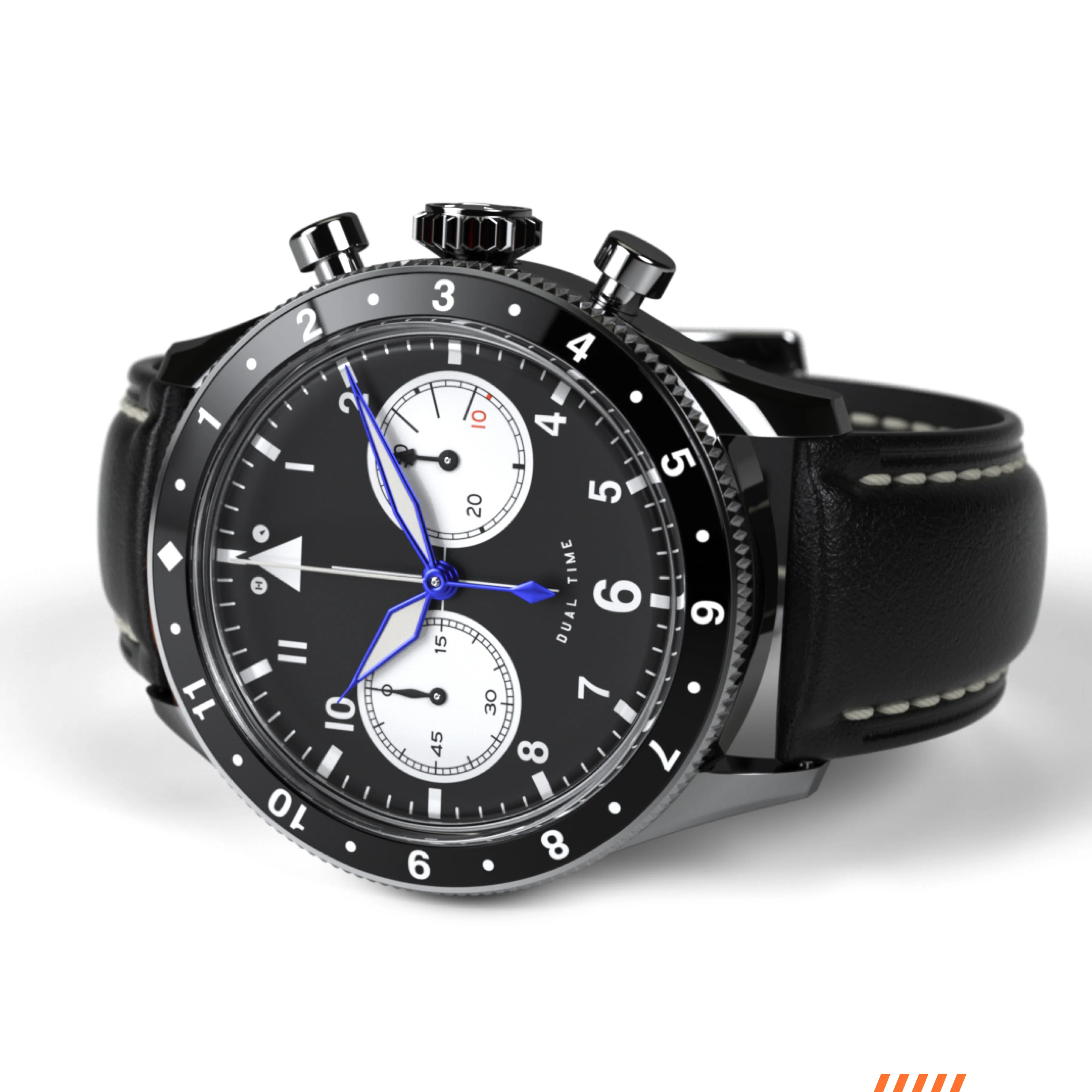 The Hawkeye Chronograph / Long Island Watch Special Collaboration (Black Dial) - Image 3