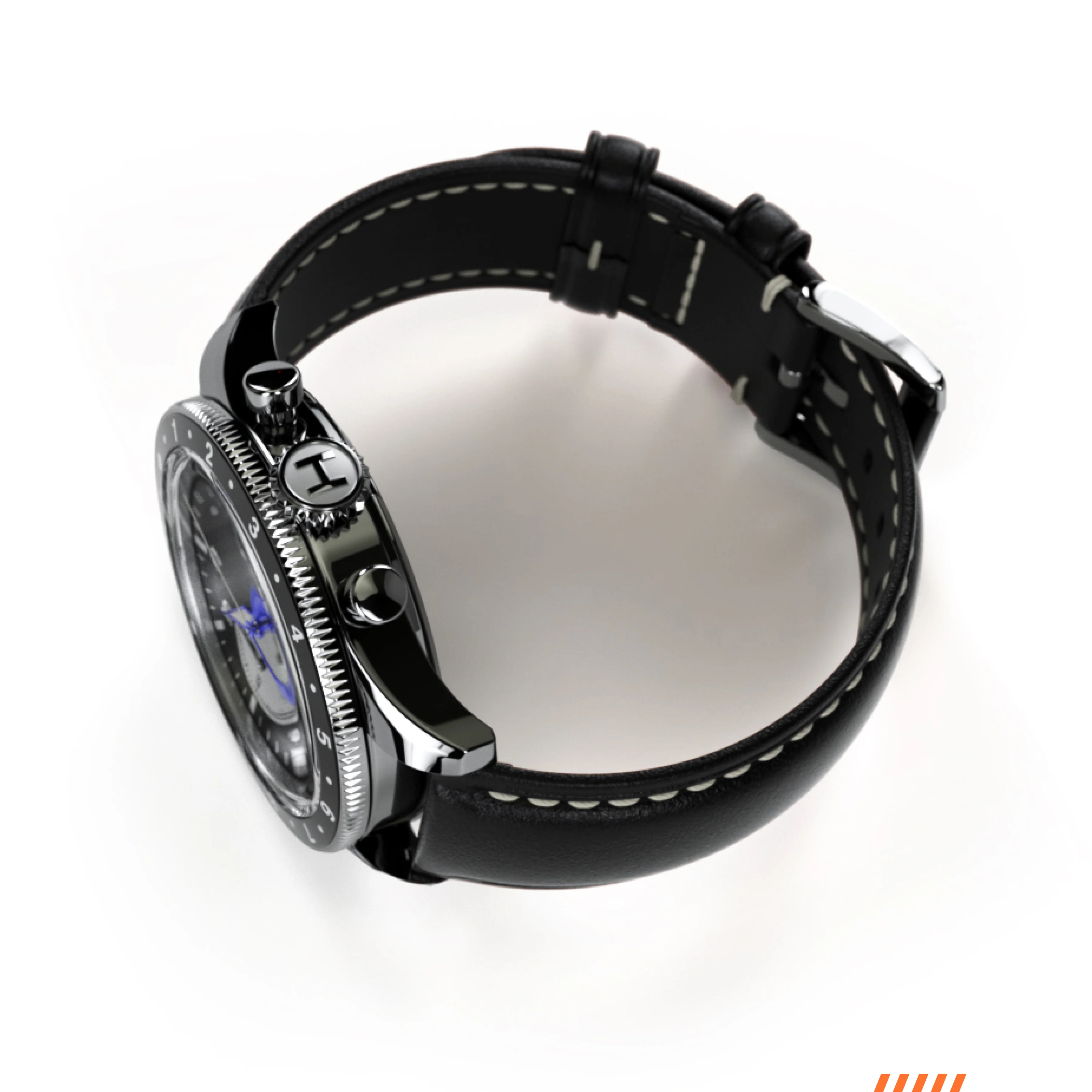 The Hawkeye Chronograph / Long Island Watch Special Collaboration (Black Dial) - Image 5