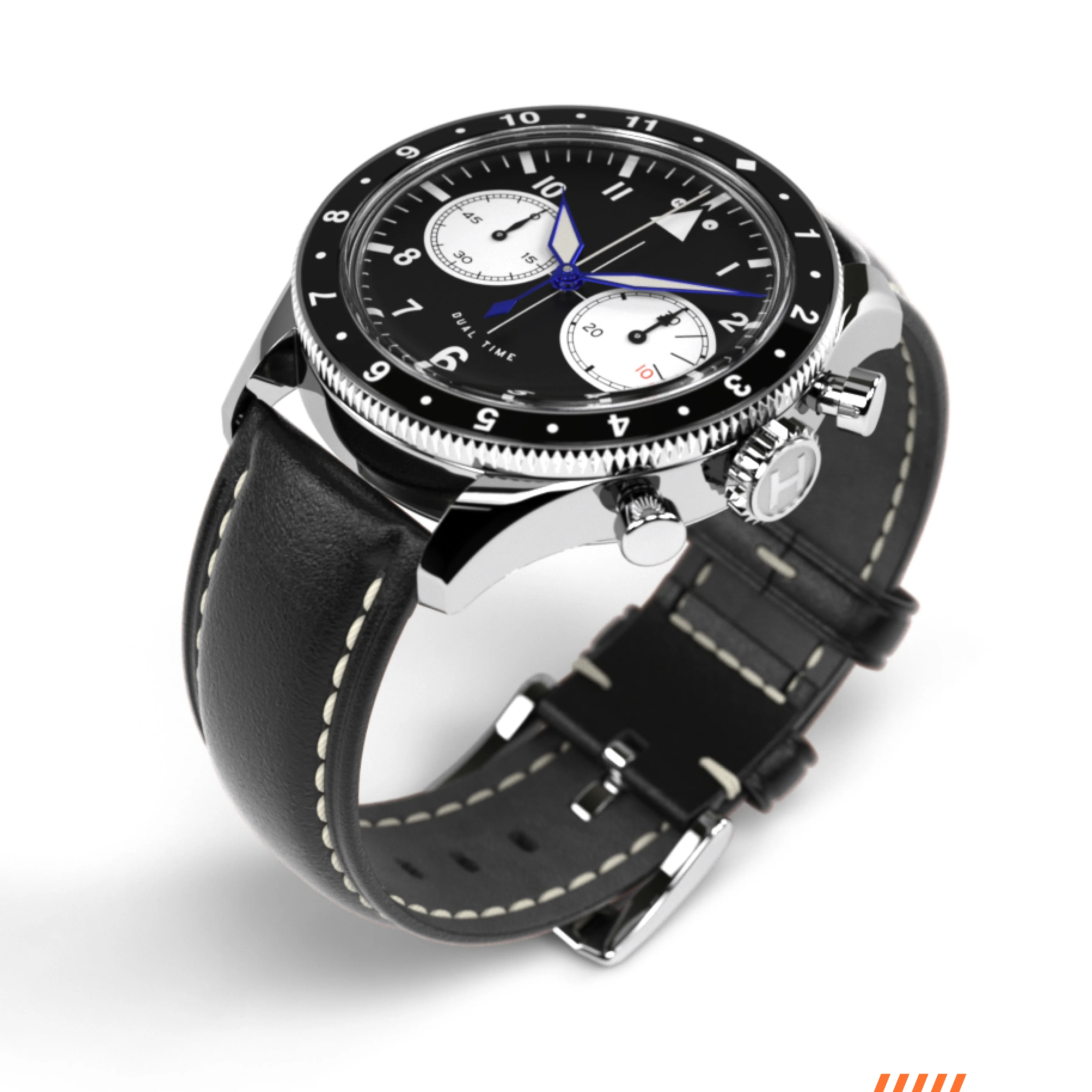 The Hawkeye Chronograph / Long Island Watch Special Collaboration (Black Dial) - Image 6