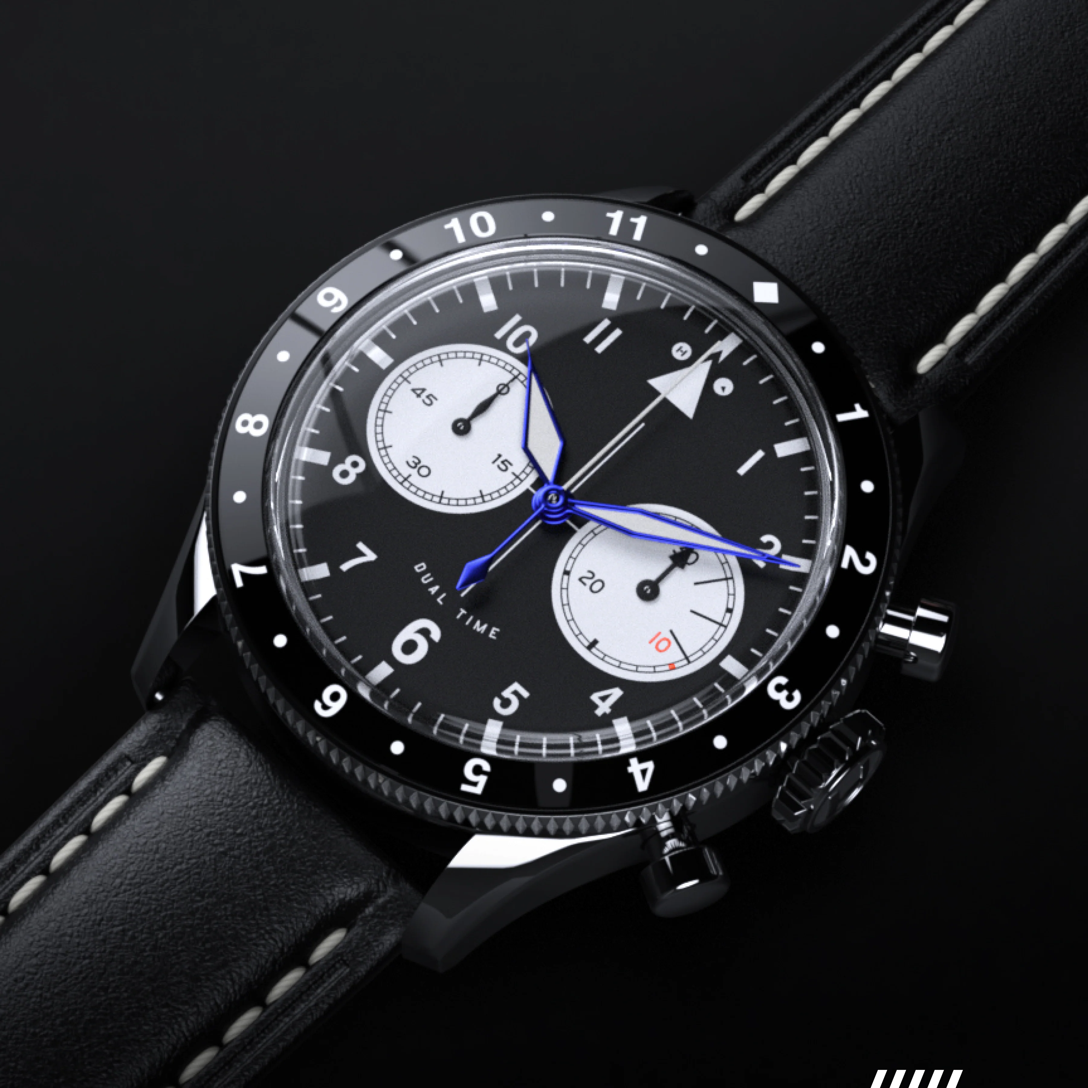 The Hawkeye Chronograph / Long Island Watch Special Collaboration (Black Dial) - Image 8