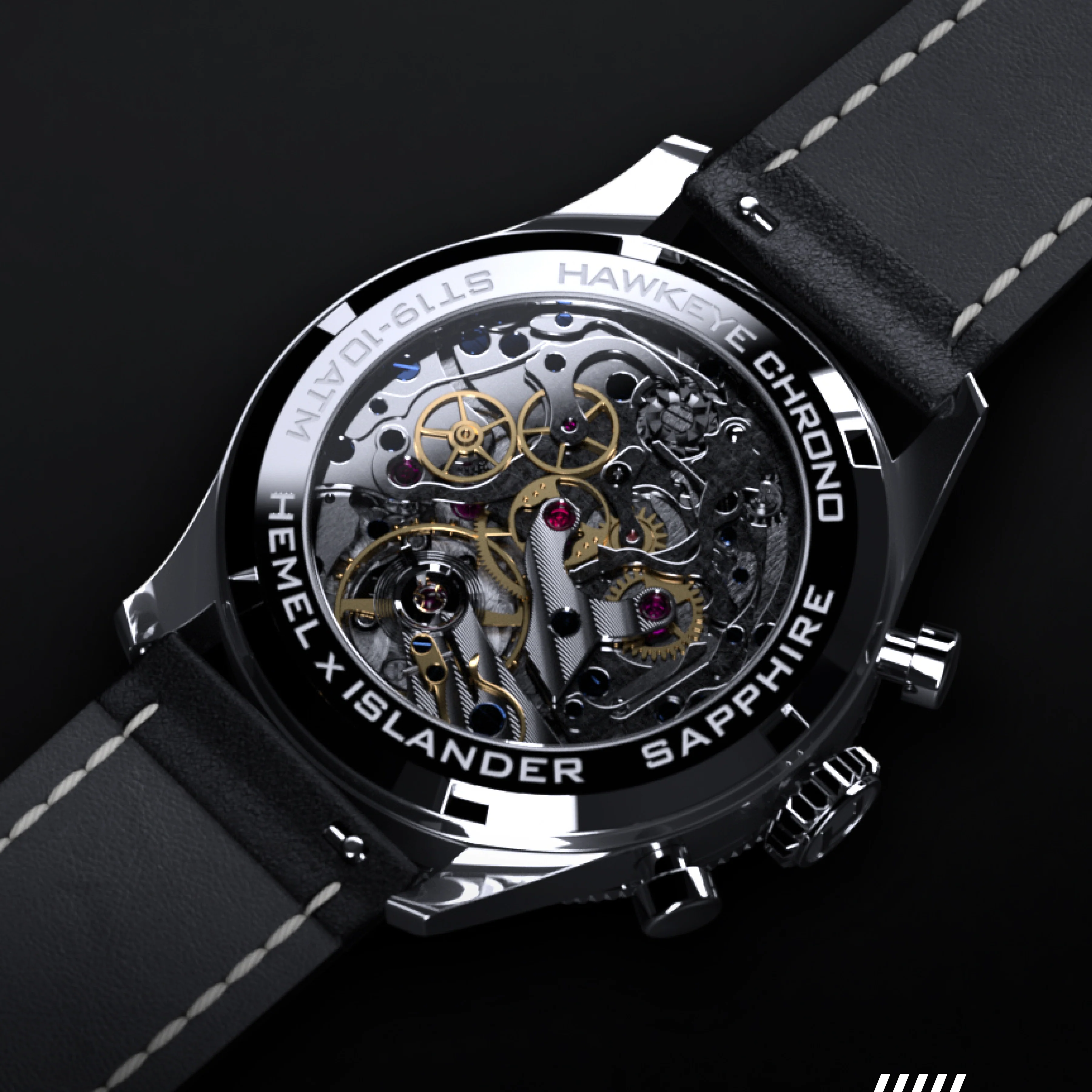 The Hawkeye Chronograph / Long Island Watch Special Collaboration (Parchment White Dial) - Image 9
