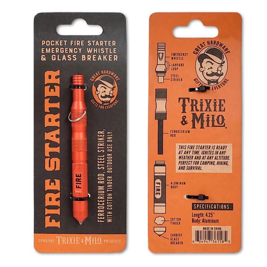 Pocket Survival EDC Fire Starter Tool | Trixie & Milo - Image 4