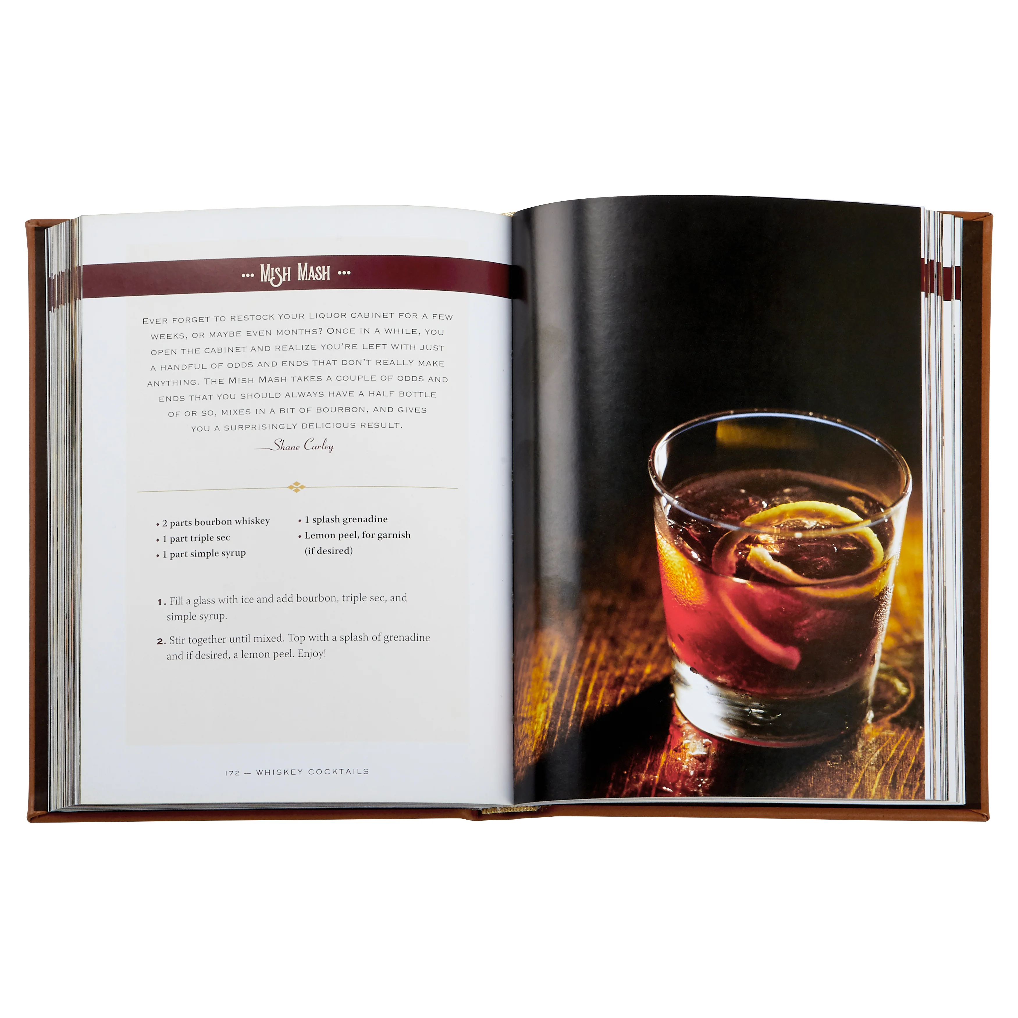 Whiskey Cocktails / Hand Bound Leather Book - Image 3