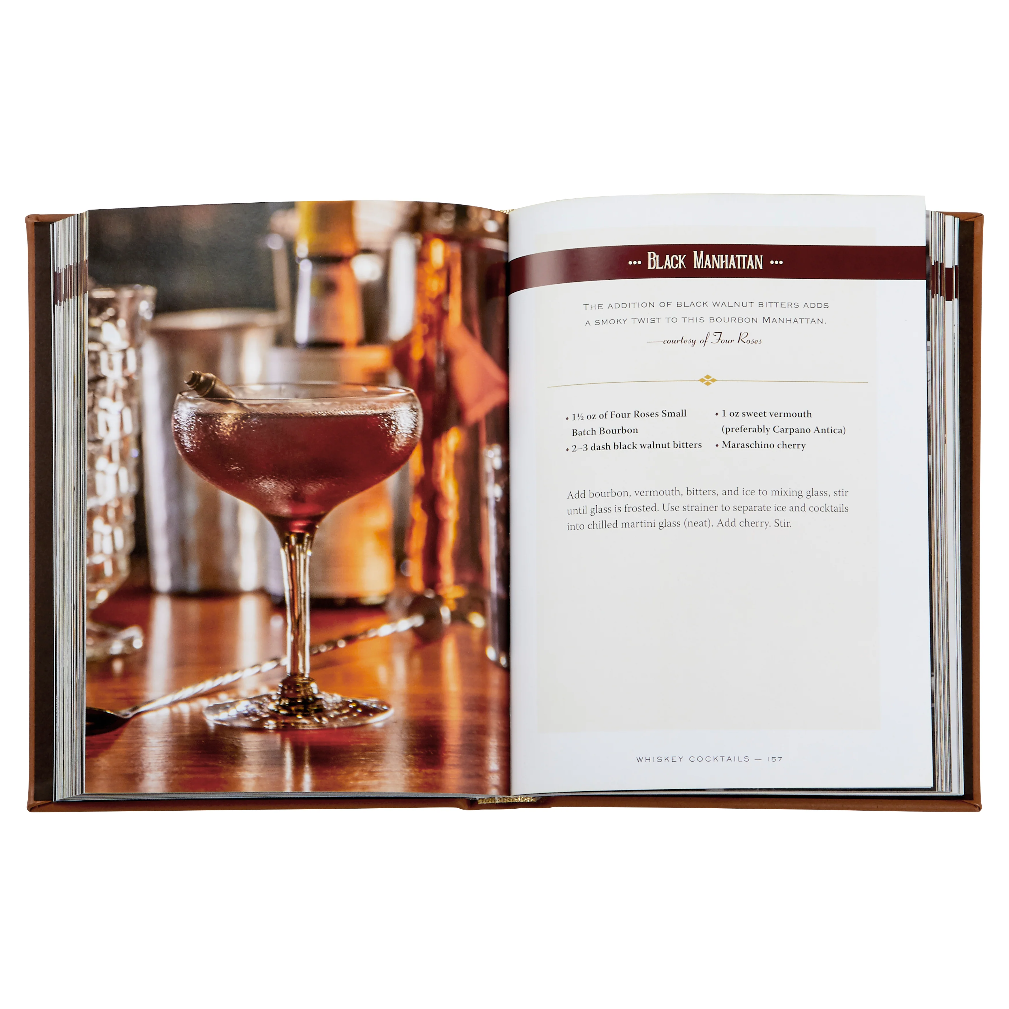 Whiskey Cocktails / Hand Bound Leather Book - Image 4