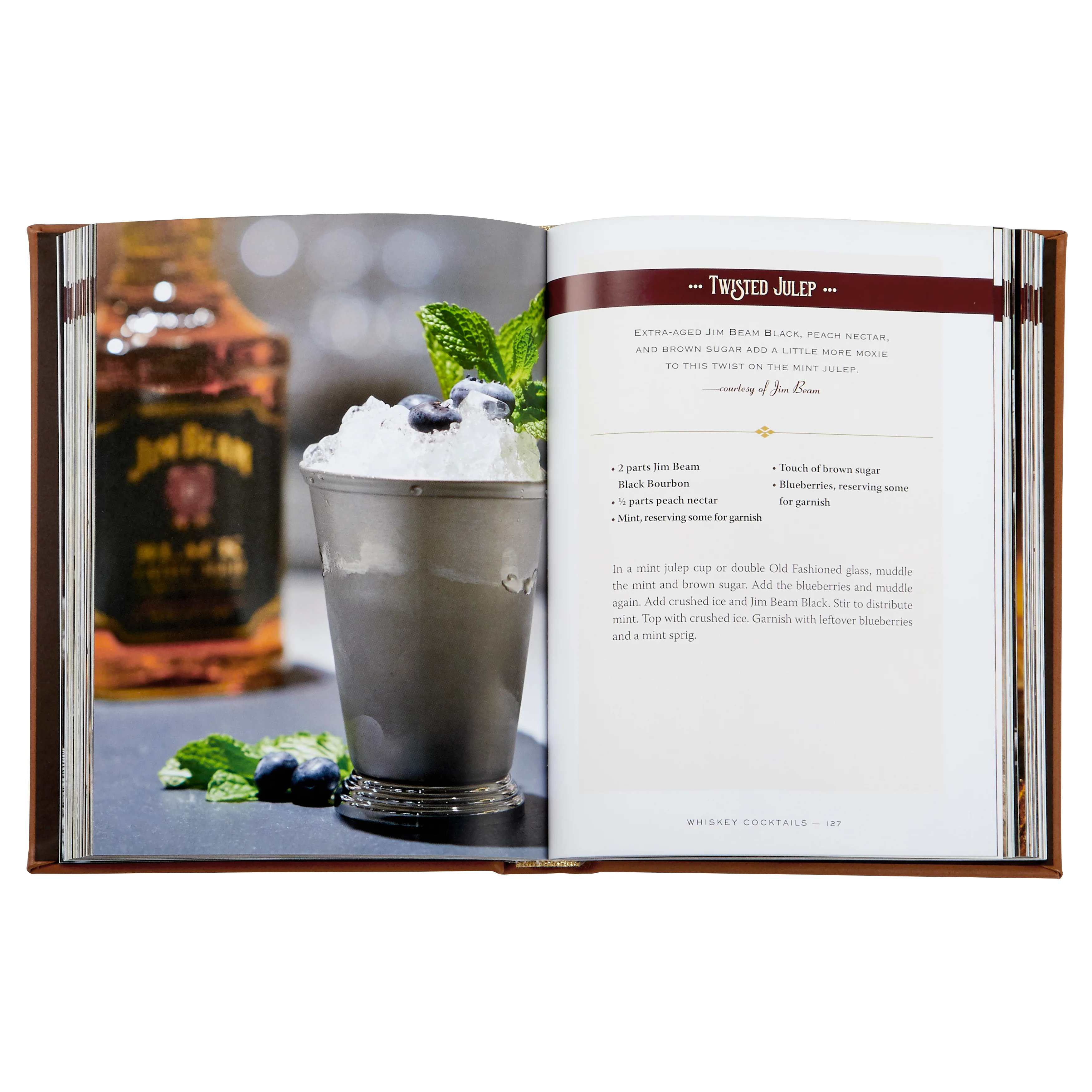Whiskey Cocktails / Hand Bound Leather Book - Image 5