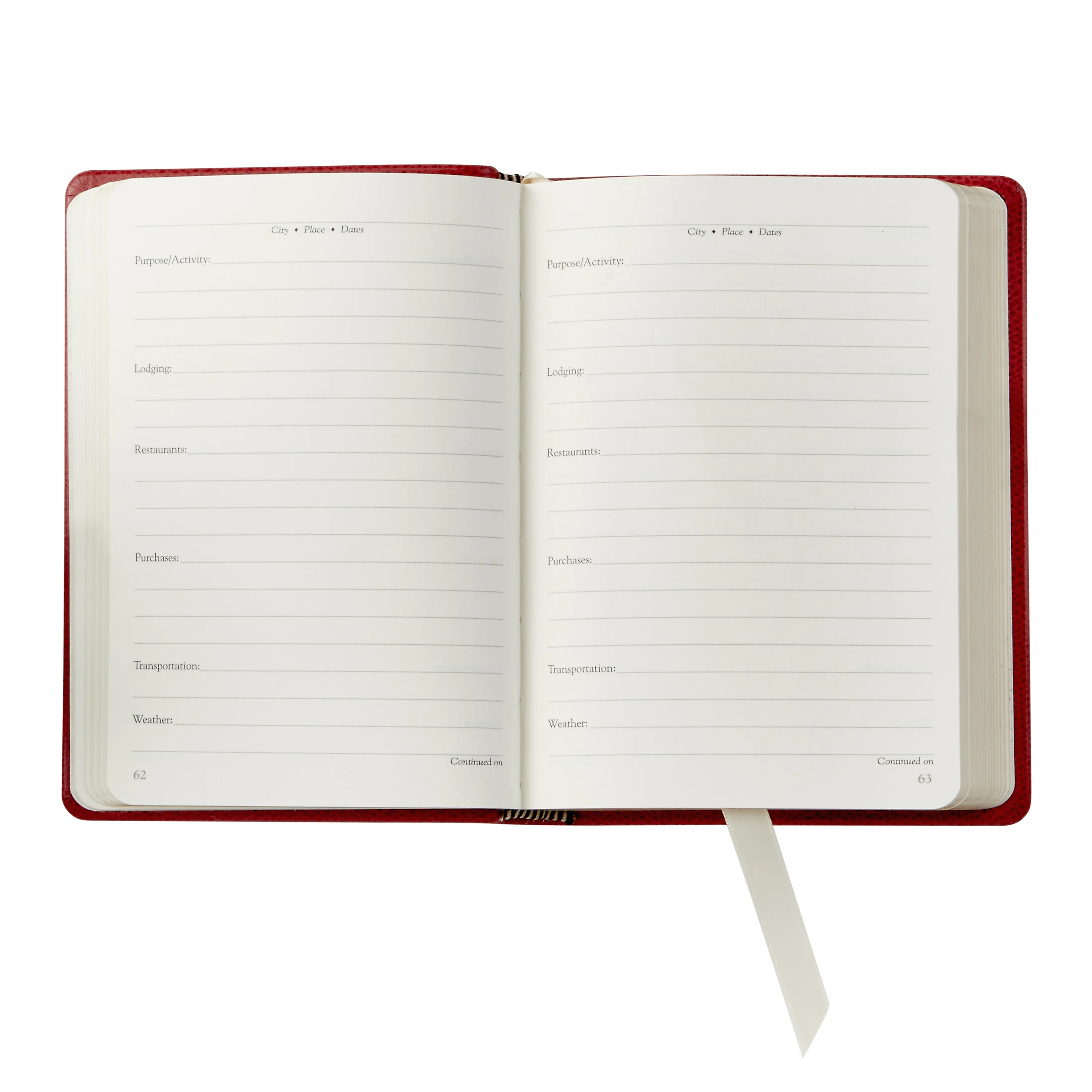 World Travel Journal / Hand Bound Leather Book - Image 3